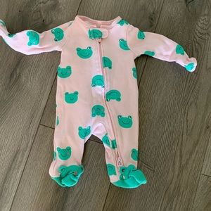 Carter’s Frog 2-Way Zip Cotton Sleep & Play